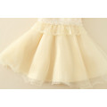 2017 baby girl party dress children frocks designs Lace Sexy Harness Apricot Lovely cotton net birthday party dresses